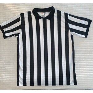 Crown Referee Quarter Zip Front Short Sleeve Collared Shirt - XXL